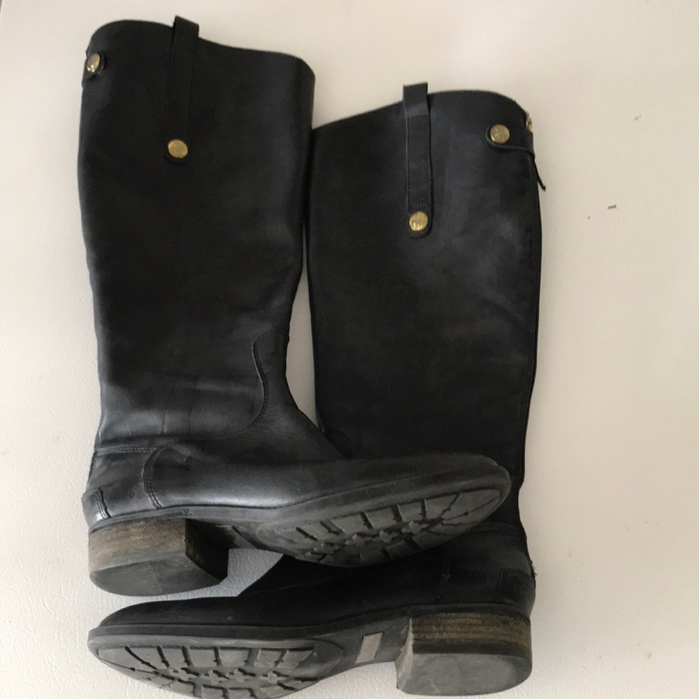 Sam Edelman black leather boots